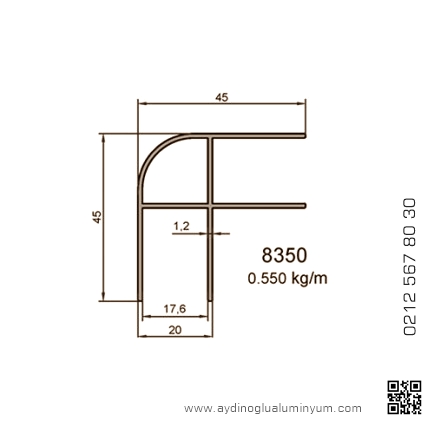 aluminyum-profil-dusakabin-8350